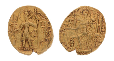 Kushanas, Shaka, c. mid-4th century, AV dinar, 7.78