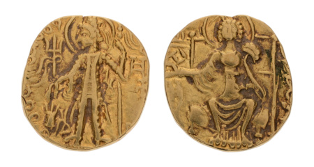 Kushanas, Shaka, c. mid-4th century, AV dinar, 7.74 g.