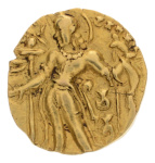 Gupta, Chandragupta II, Archer, 8.11 g. AV dinar