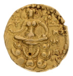Gupta, Chandragupta II, Archer, 8.11 g. AV dinar