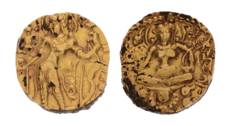 Gupta Empire, Skandagupta, c. 455-467, AV dinar, 9.26 g. Archer.