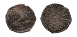 Gupta, Kumaragupta I, 415-455, AR drachm x 5, 2.03