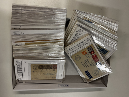 1866-1972, kleiner Briefposten mit gut 100 alten Auktionslosen