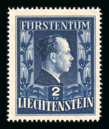1951, 2 Fr. Fürst Franz Josef II und 3 Fr. Fürstin Gina