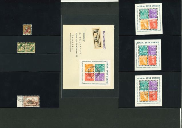 1915-37, kleine Zusammenstellung besserer Marken