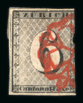1843-1907, uriger gestempelter Bestand in einem Album