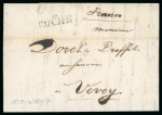 Kanton Waadt, 2 Faltbriefe von Roche nach Vevey