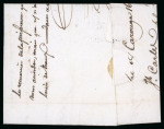 Kanton Genf, 2 Faltbriefe von Carourge, der erste 1826