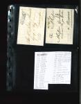 Vorphilatelie Kanton Genf, Sammlung mit 35 Briefen