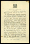 1928 British Rule Pictorial Issue: Complete set of ten values, each neatly tied by FAMAGUSTA/MY.12.28/CYPRUS circular datestamps on the official Post Office presentation sheet, signed and dated. A very fine, attractive a