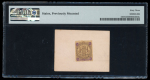 1900 South Africa, Boer War, 2/6d signed Marshall Hole with stamp affixed.