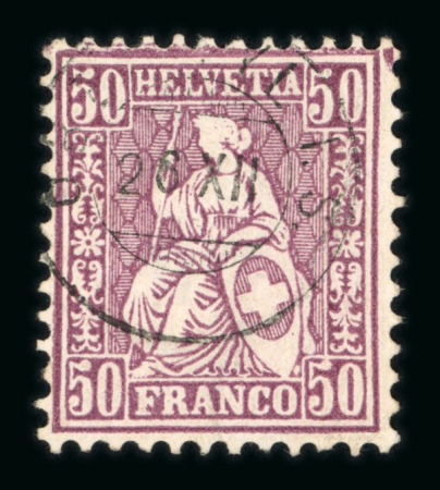 1862-1878, Zwergstempel, kleine Zusammenstellung von 5 Marken