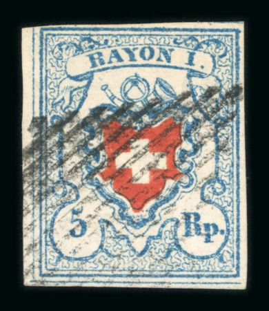 1851, Rayon I hellbau, Type 33 des Steins B3-LU