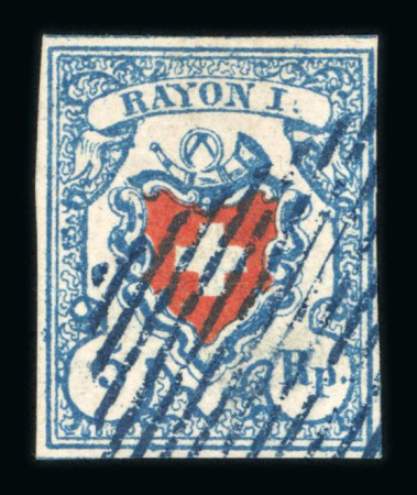 1851, Rayon I hellbau, Type 7 des Steins B3-LO