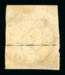 1854, 15 Rp. rot, 2. Münchner Druckperiode, allseits weissrandiges Liebhaberstück