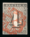 1846, Zürich 4, allseits breitrandiges Prachtstück