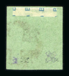 1858, grosser Adler dunkelgrün, allseits breitrandig