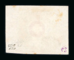 1850, Waadt 5, mit rotem Punkt im weissen Kreuz