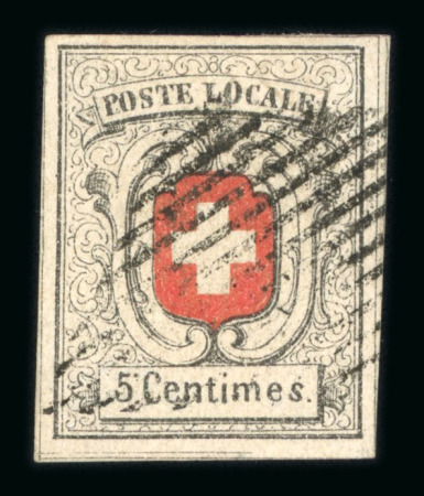 1851, Neuenburg, farbfrisch, allseits breitrandig geschnitten