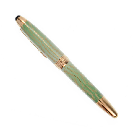 MONTBLANC Meisterstück Calligraphy Solitaire "Celadon Dégradé" Special Edition — Rollerball