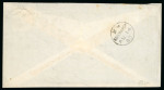 1880, 25 Rp. grün auf Brief nach Edinburgh