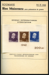 Sonderheft « Collection de Timbres du BIE »