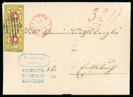 1853, Rayon II im senkrechten Paar