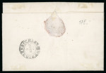 1861, 10 Rp. blau, im senkrechten Paar, 4. Berner Druckperiode