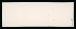 1891, Stehende Helvetia Probedruck 3 Fr. schwarz/weiss