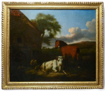 Attribué à ADRIAEN VAN DE VELDE (1636–1672) Paysage Pastoral