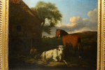 Attribué à ADRIAEN VAN DE VELDE (1636–1672) Paysage Pastoral