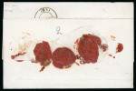 1858, 40 Rp., 2. Berner Druckperiode, 2 Einzelmarken