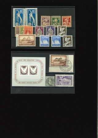 1888-1945, eine kleine Auswahl feiner Briefmarken (postfrisch und gestempelt)