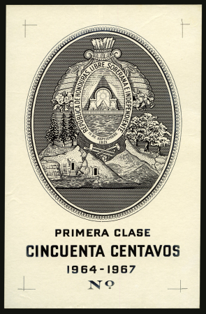Bank of Paraguay, original engravings and artwork