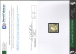 1859 1 Gr. Plate III, olive-green (verde oliva), from the worn plate state, with four margins. Fine used example.   Expertise: Signed “ED” and “AD” in pencil.