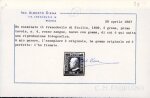 1859 5 Gr. Plate I, blood-red (rosso sangue), position 4, with four good even margins. Fresh unused example with large part original brownish gum. Very fine and a rare unused shade.  A particularly attractive example of 