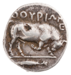 Lucania, Thourioi, AR didrachm, 7.88 g. (21 mm), c. 400-350 BC.