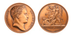 France medals, Napoleon I, 1809, Battle of Wagram.