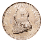 Italy, Sardinia, 2 medals, Carlo Felice, 1821-1831, silver and bronze.