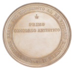 Italy, 2 medals, Umberto I, 1878-1900, silver 153.55 g.