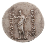 Bactria, Antimachos I, 185-170 BC, AR tetradrachm, 16.91 g.