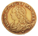 France, Louis XV, 1715-1774, demi-Louis d'or, 1726,