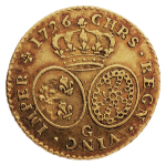 France, Louis XV, 1715-1774, demi-Louis d'or, 1726,