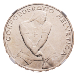 Switzerland,  1939B, 5F, MS 64.