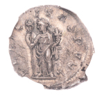 Roman Empire,  Volusian, 251-253, double Denarius. NGC XF