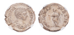 Roman Empire,  Geta, 209-211, Denarius (20 mm).NGC