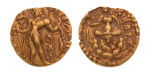Gupta, Chandragupta II, Archer, 8.10 g. AV dinar