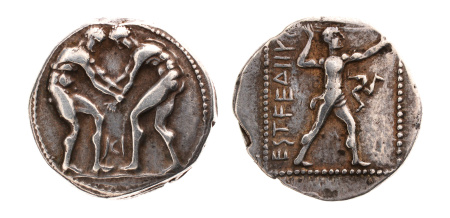 Pamphylia, 10.85 (22 mm), AR stater 10.85 g.