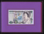 Great Britain, 1991 Bank of England 20 pounds pair in 8 folders