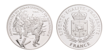 2009, commemorative coins 65ème Anniversaire de Débarquement en Normandie.